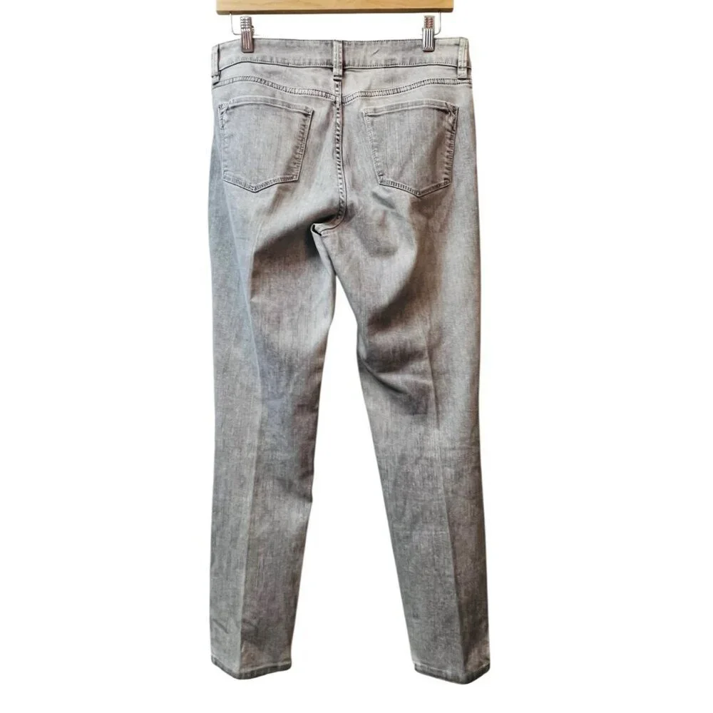 NYDJ‎ Women's Ankle Jeans Gray Wash Denim Lift Tuck Technology Slim Leg Size 8 - Picture 12 of 13